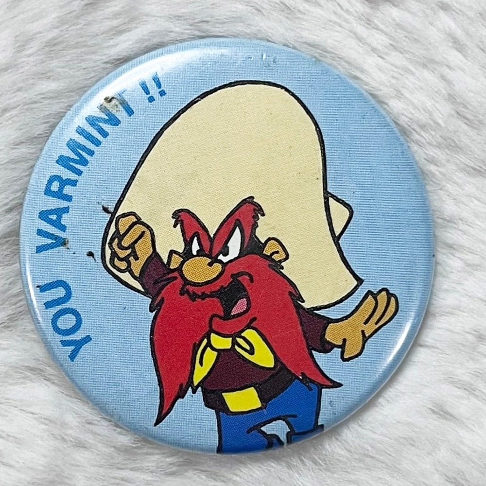 🔮 5/$25 Vintage Yosemite Sam You Varmint!! Pin
